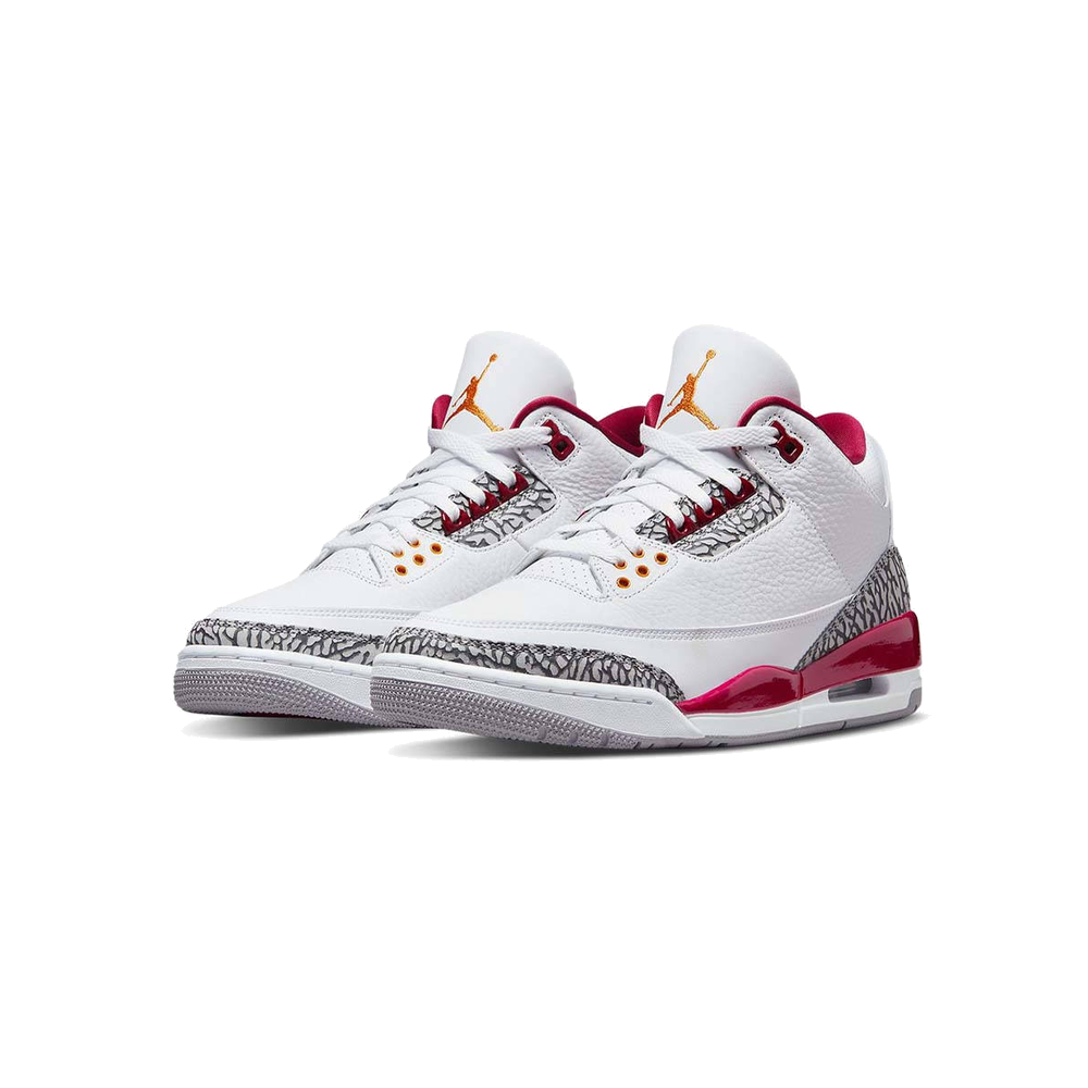 Jordan 3 Retro Cardinal Red Sneaker