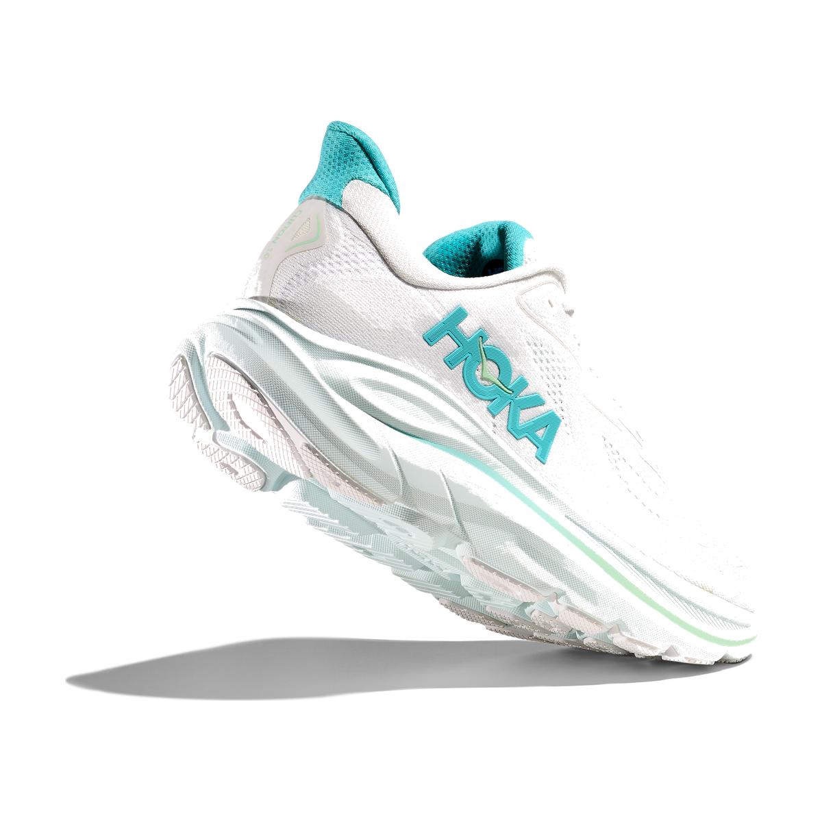 HOKA Clifton 10 White-Light Blue Sneaker