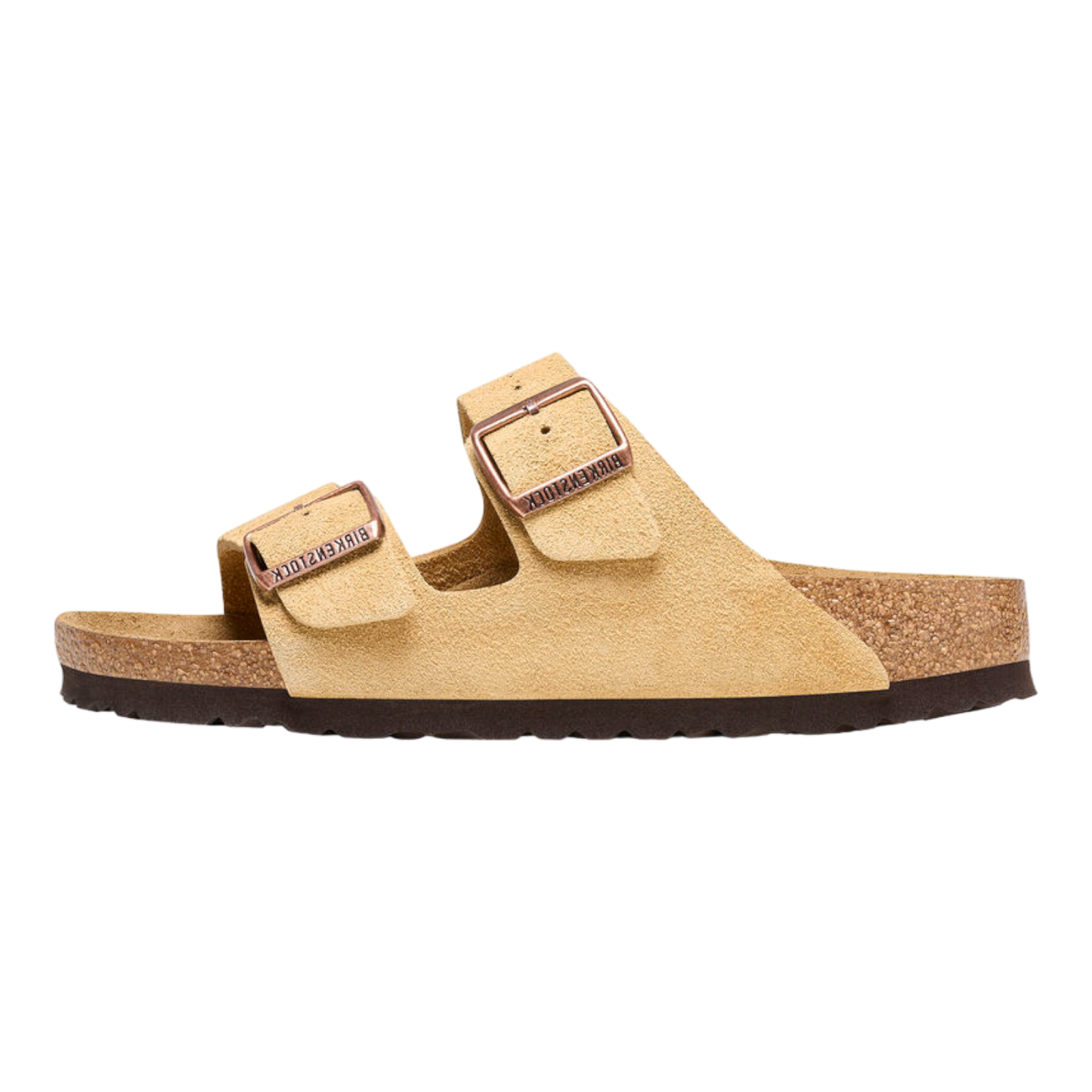 Birkenstock Arizona Latte Cream Suede Sandal