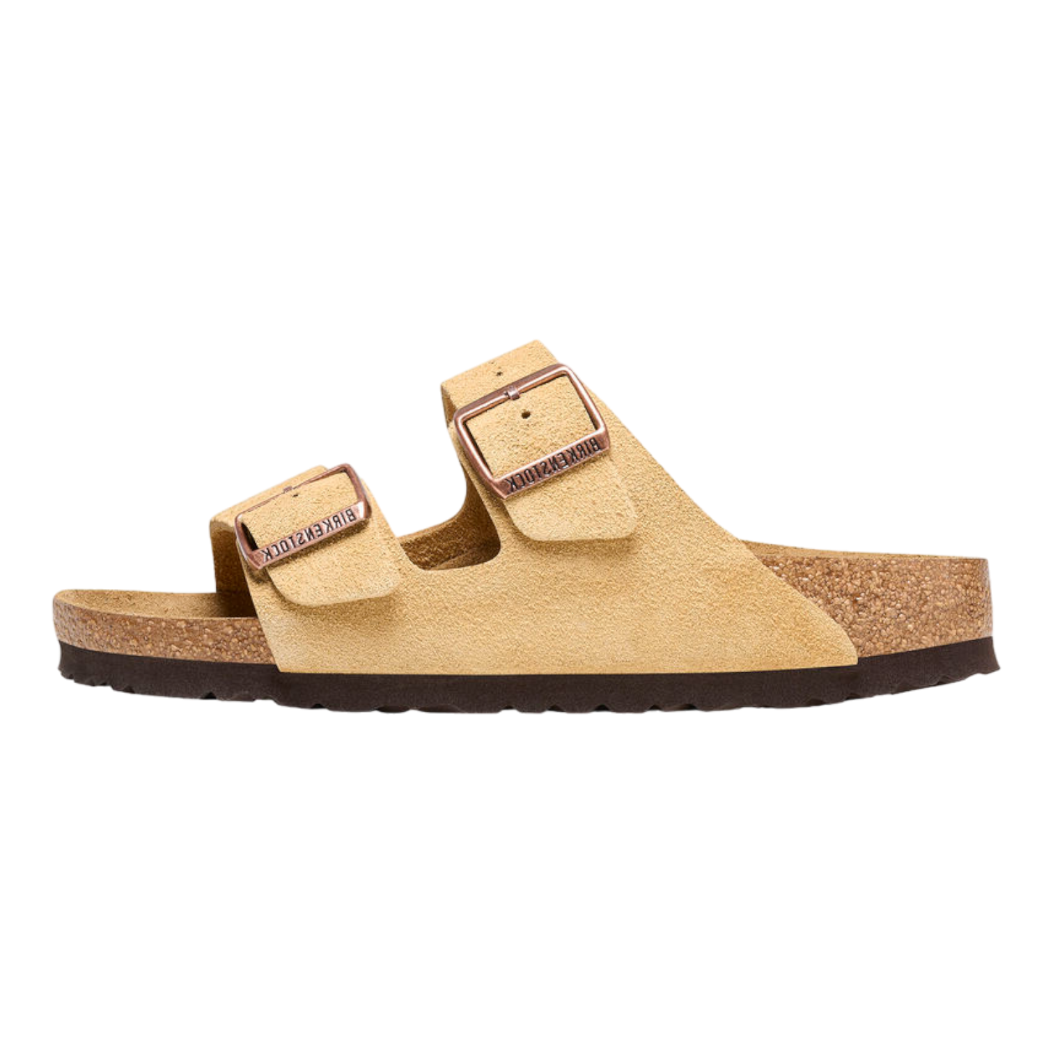 Birkenstock Arizona Latte Cream Suede Sandal