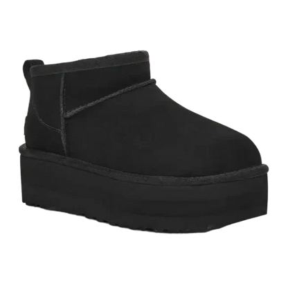 UGG Women's Classic Ultra Mini Platform Boot Black Black