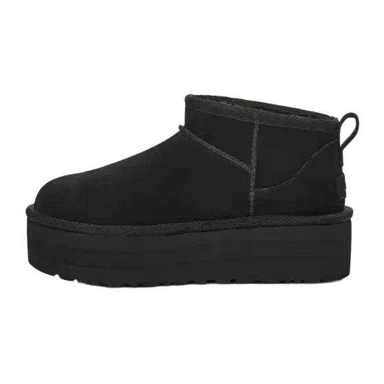 UGG Women's Classic Ultra Mini Platform Boot Black Black