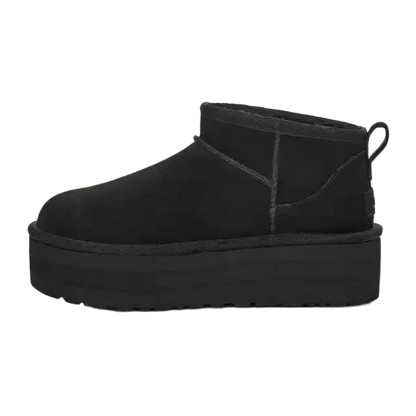 UGG Women's Classic Ultra Mini Platform Boot Black Black