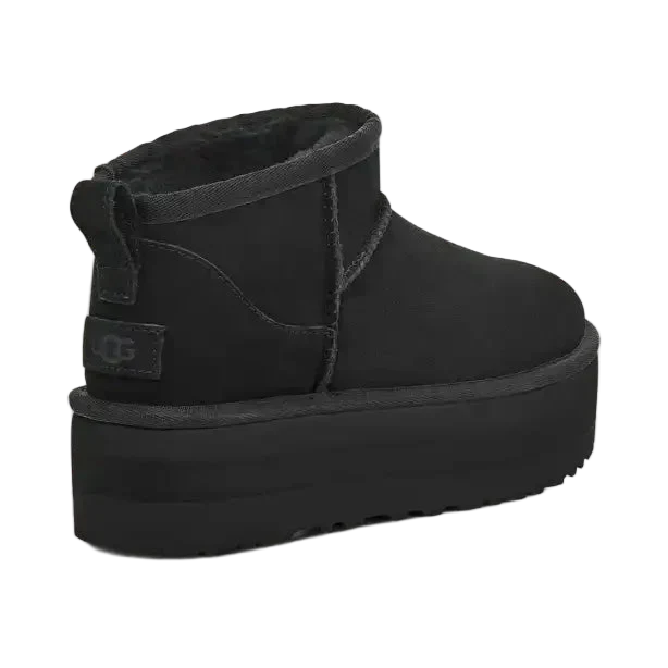 UGG Women's Classic Ultra Mini Platform Boot Black Black