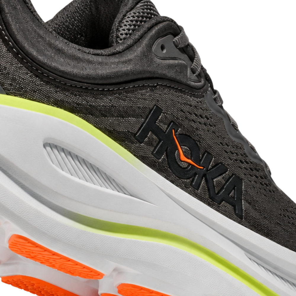 HOKA Bondi 9 Asphalt Grey Gravel Sneaker