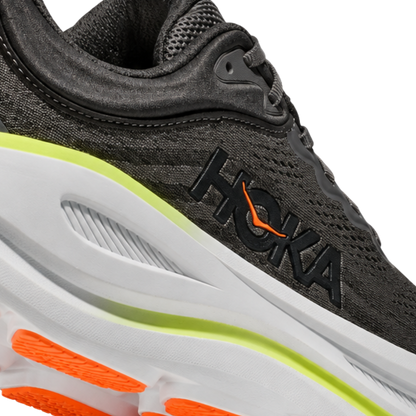 HOKA Bondi 9 Asphalt Grey Gravel Sneaker