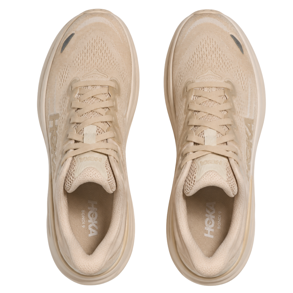 HOKA Bondi 9 Oatmeal Oat Milk Sneaker