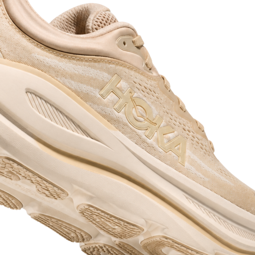 HOKA Bondi 9 Oatmeal Oat Milk Sneaker