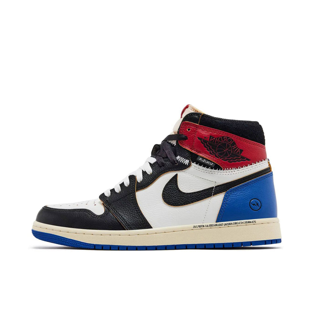 Fragment Design x Union LA x Jordan 1 Retro High OG Varsity Red Sport Royal 1