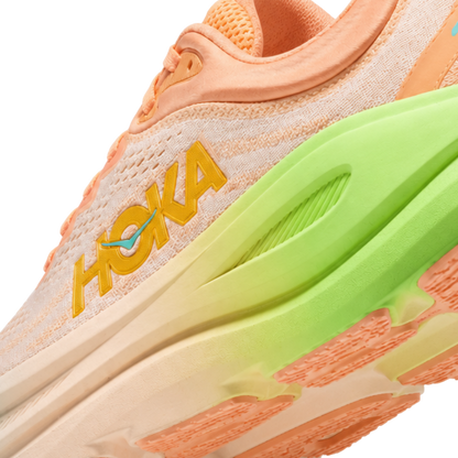 HOKA Bondi 9 Frost Pale Tangerine Sneaker