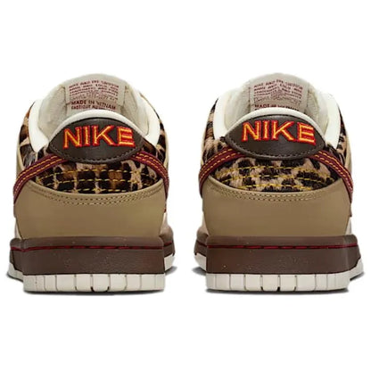Nike Dunk Low Khaki Team Red Women's