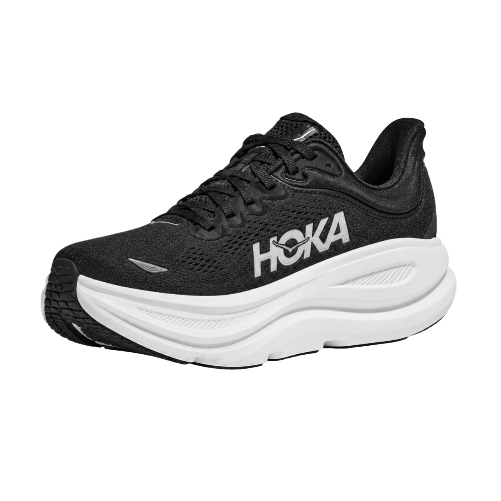HOKA Bondi 9 Black White Sneaker