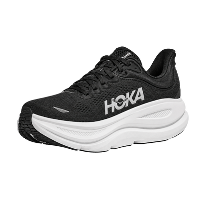 HOKA Bondi 9 Black White Sneaker
