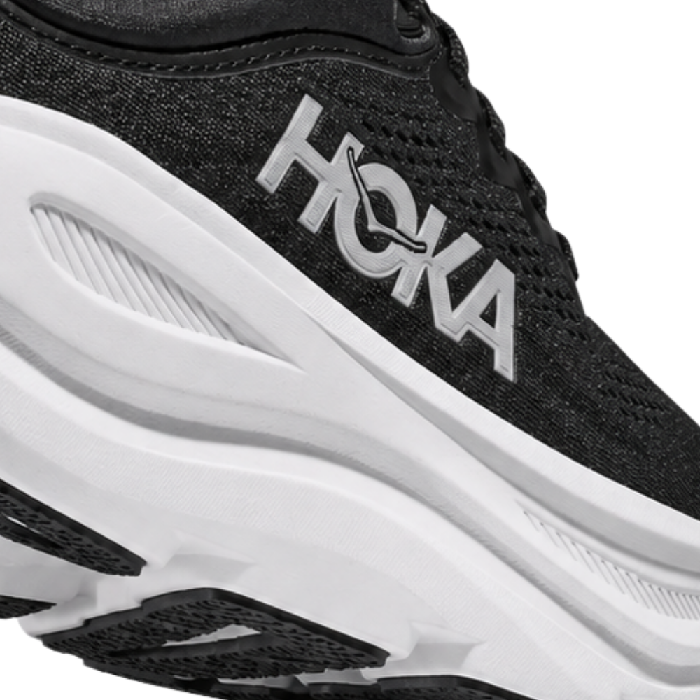 HOKA Bondi 9 Black White Sneaker