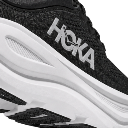 HOKA Bondi 9 Black White Sneaker