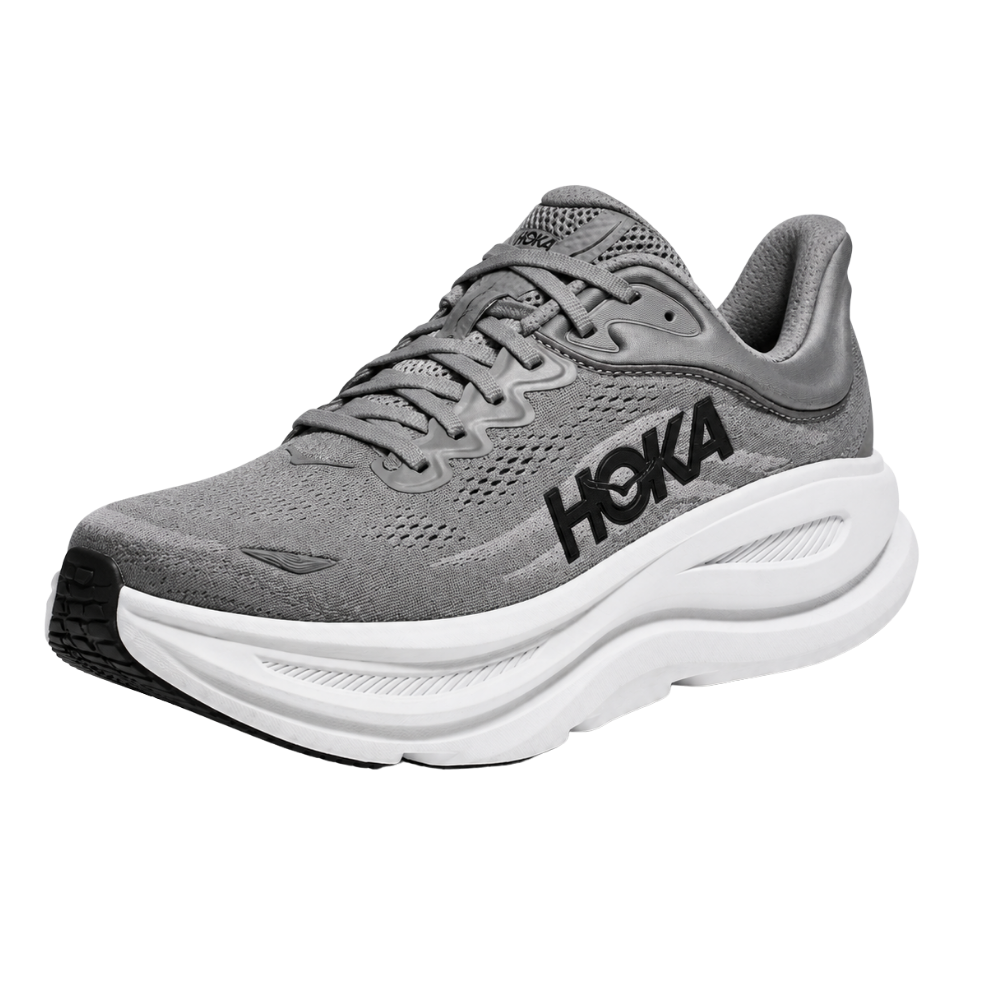 HOKA Bondi 9 Galactic Grey Stellar Grey Sneaker