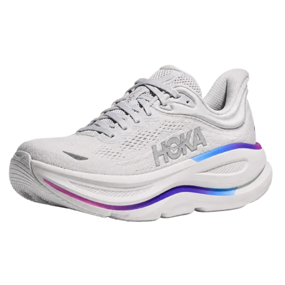 HOKA Bondi 9 Cosmic Grey White Sneaker