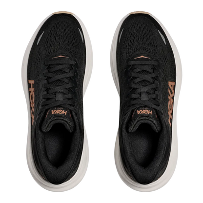 HOKA Bondi 9 Black Rose Gold Sneaker