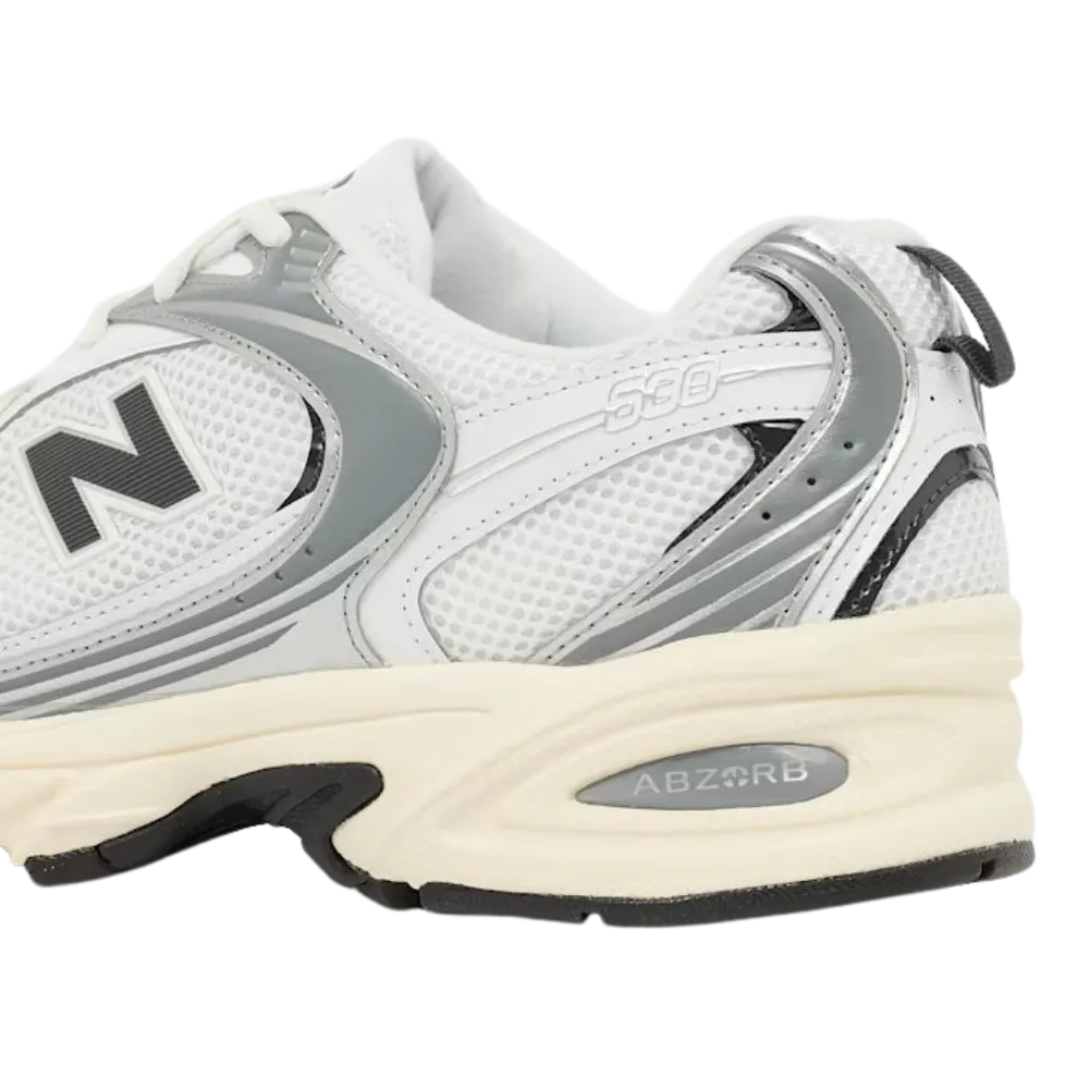 New Balance 530 White Silver Sneaker