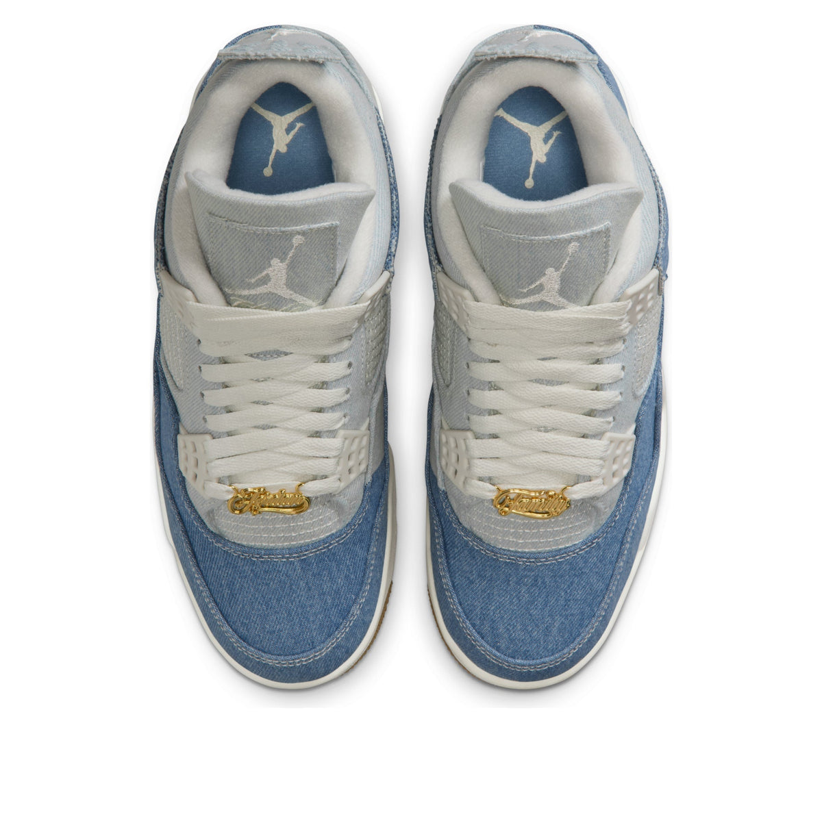 Air Jordan 4 Retro TEX Denim Worn Blue Women's 3
