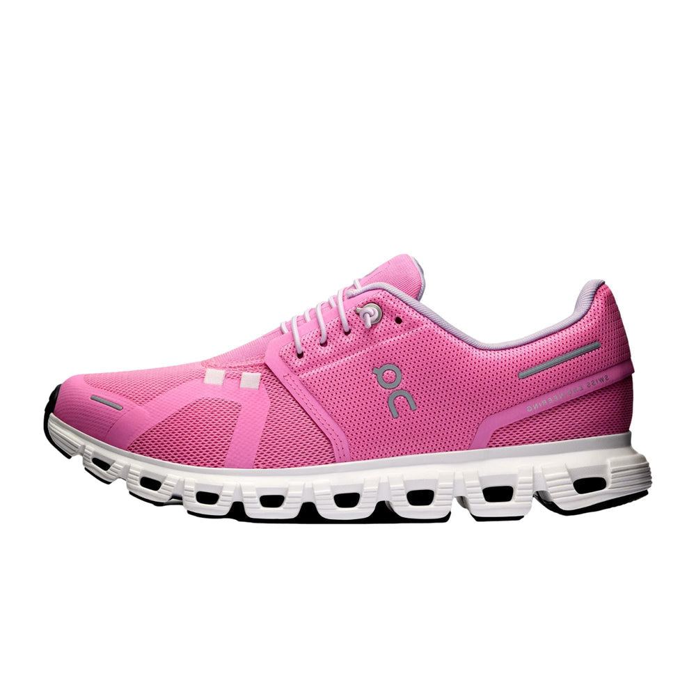 On Cloud 6 Raspberry White Women's Sneaker