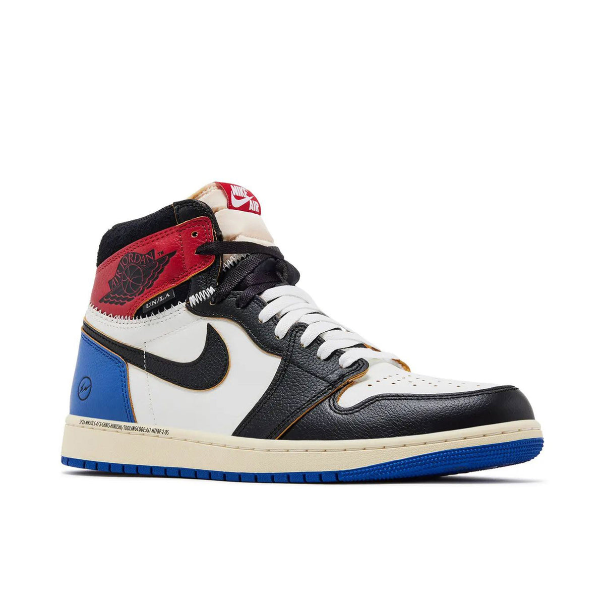 Fragment Design x Union LA x Jordan 1 Retro High OG Varsity Red Sport Royal 2
