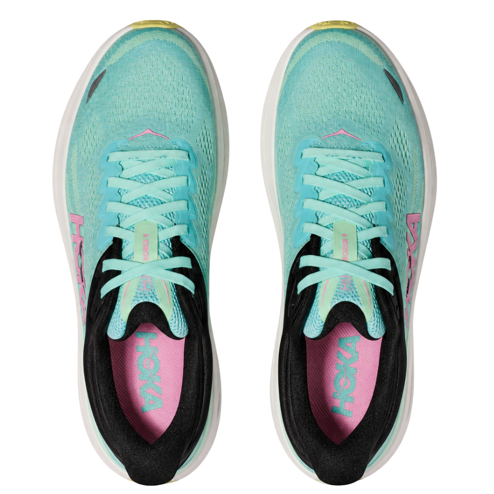 HOKA Bondi 9 Blue Spark Mint Fluorite Sneaker
