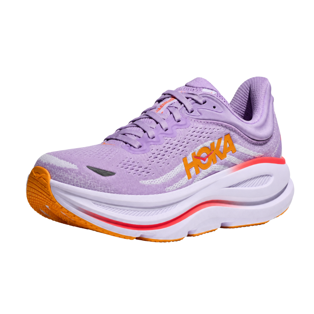 HOKA Bondi 9 Aster Flower Starlight Glow Sneaker