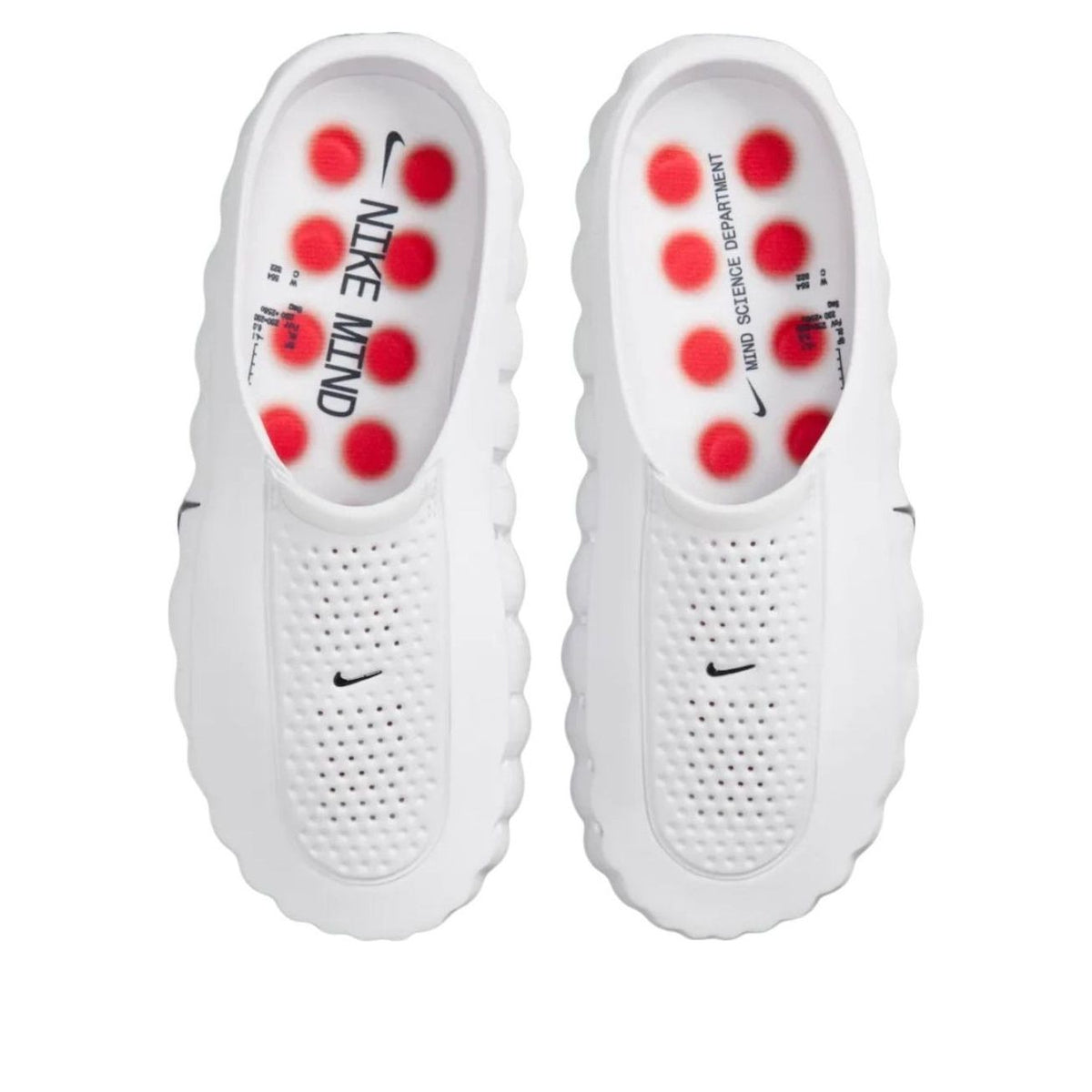 Nike Mind 001 White Speed Red – detail view