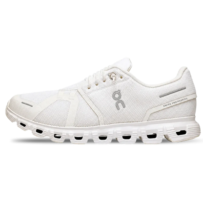 On Cloud 6 White Sneaker