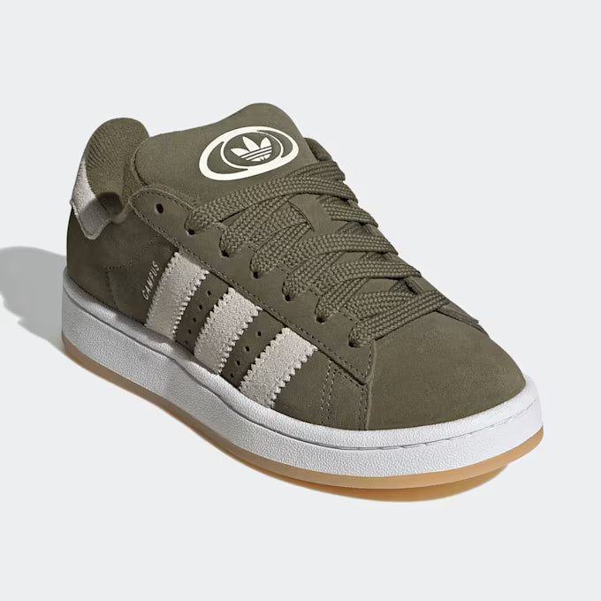Adidas Campus 00s Kids Olive Green Beige Sneaker