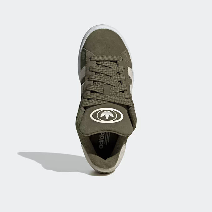 Adidas Campus 00s Kids' Olive Green/Beige Sneaker