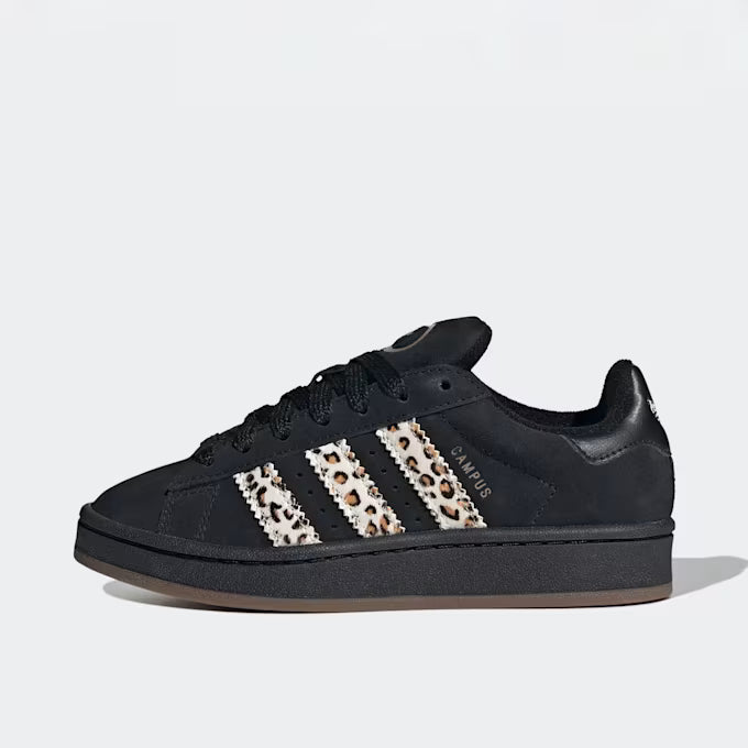 Adidas Campus 00s Kids Black Leopard Sneaker