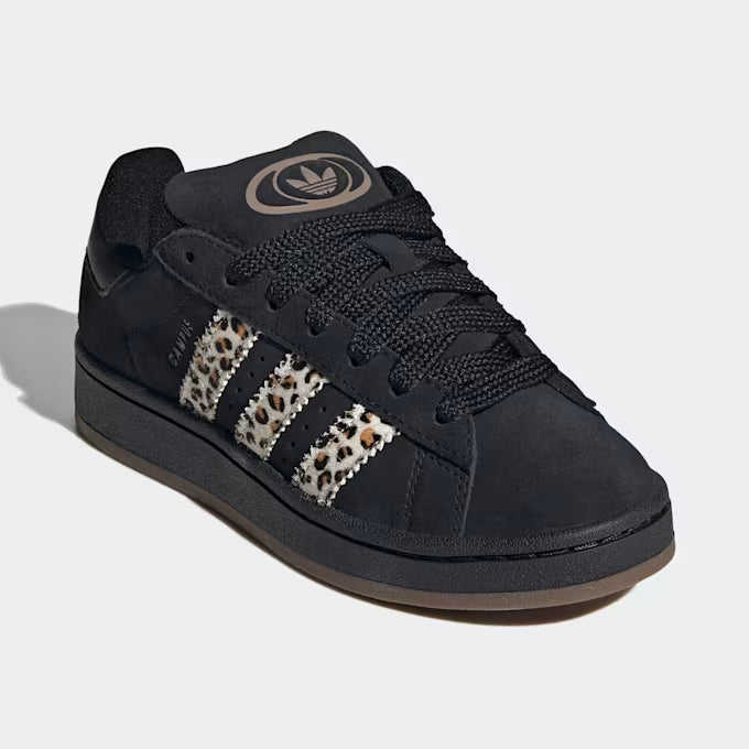 Adidas Campus 00s Kids Black Leopard Sneaker