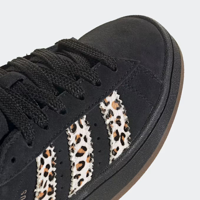 Adidas Campus 00s Kids Black Leopard Sneaker