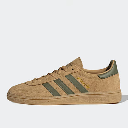Adidas Handball Spezial Men's Beige Olive Green Sneaker