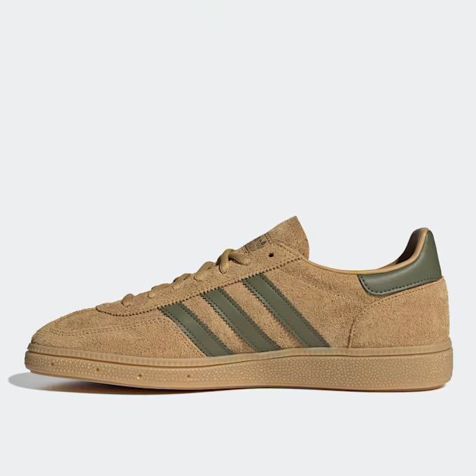 Adidas Handball Spezial Men's Beige Olive Green Sneaker