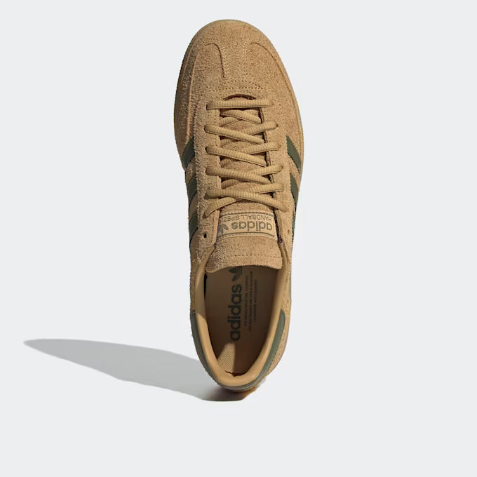 Adidas Handball Spezial Men's Beige Olive Green Sneaker