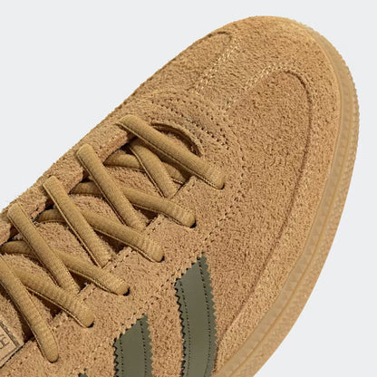 Adidas Handball Spezial Men's Beige Olive Green Sneaker
