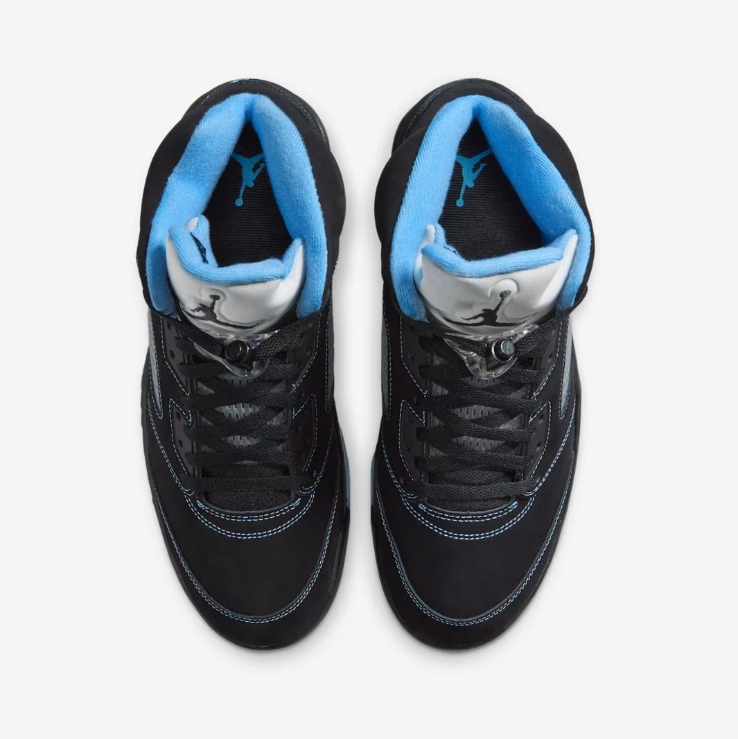 Air Jordan 5 Retro Black University Blue 3