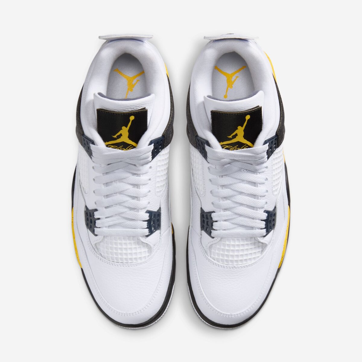 Jordan 4 Retro Tour Yellow 2026 – top/detail view