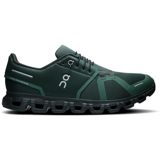 On Cloud 6 Evergreen Black Sneaker