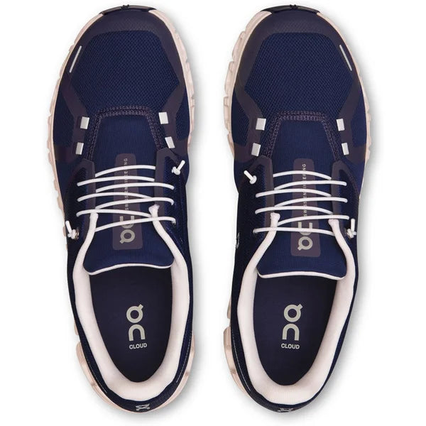 On Cloud 6 Midnight White Sneaker