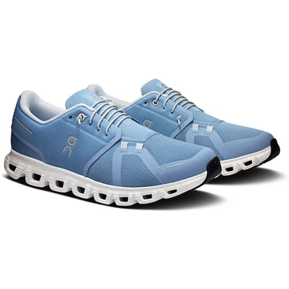 On Cloud 6 Chambray White Sneaker
