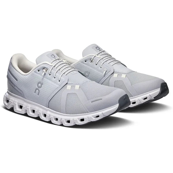 On Cloud 6 Glacier White Sneaker