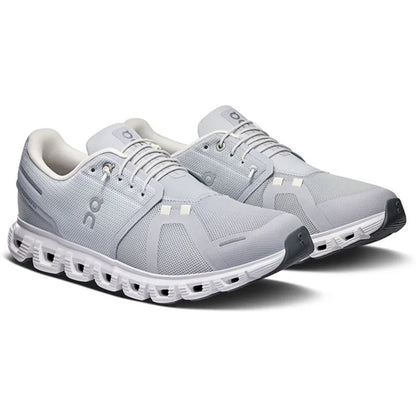 On Cloud 6 Glacier White Sneaker