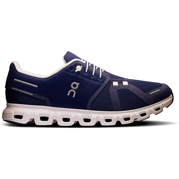 On Cloud 6 Midnight White Sneaker