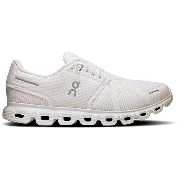 On Cloud 6 White Sneaker