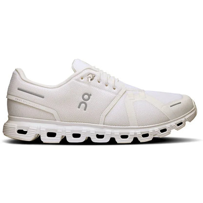 On Cloud 6 White Sneaker