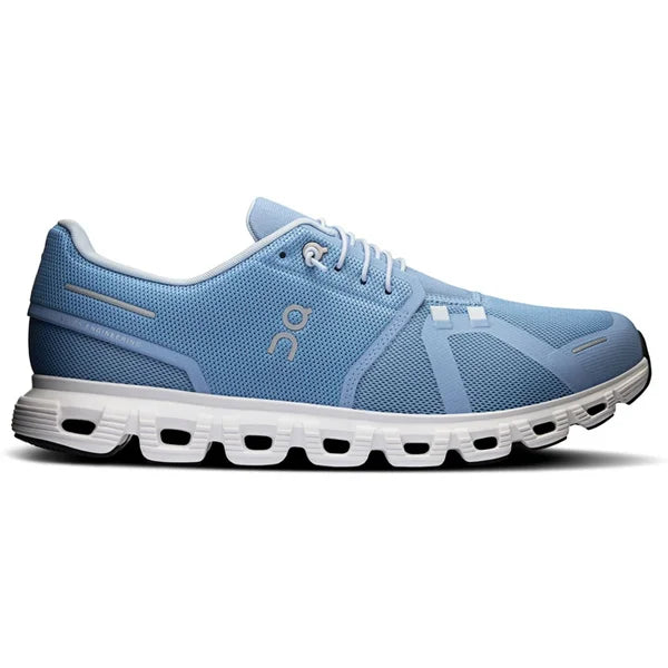 On Cloud 6 Chambray White Sneaker